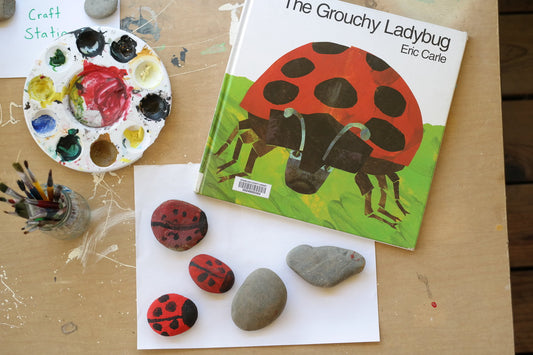 Painted Rock Paperweights and Multi Age Teaching