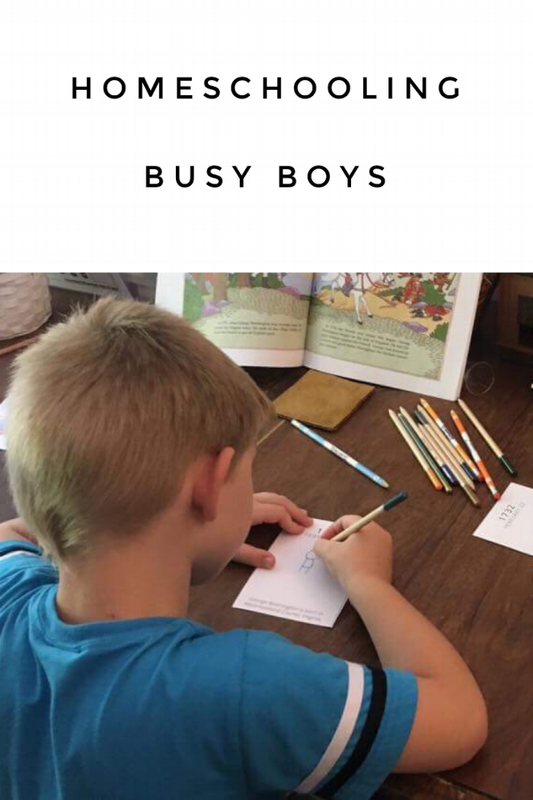 Homeschooling Busy Boys