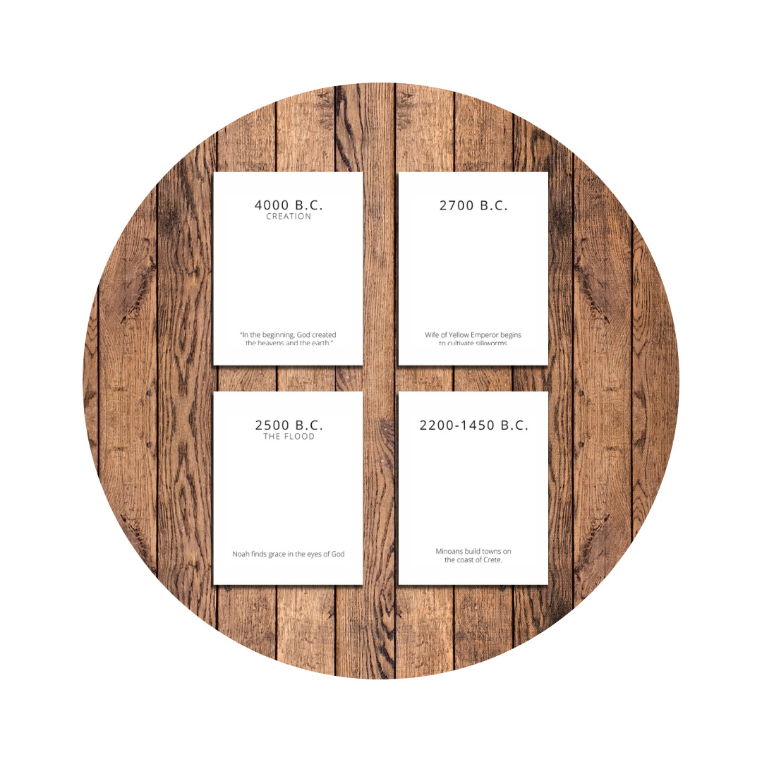 The Precious People: Timeline Cards