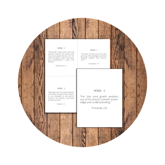 The Precious People: Scripture Cards