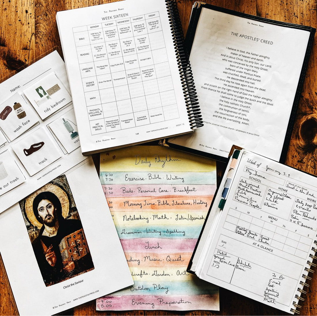 Simple Rhythms for Peaceful Homeschool Days