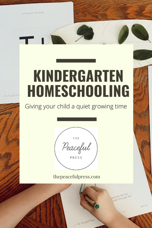 A Quiet Growing Time-Kindergarten With The Peaceful Press
