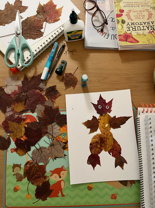 Simple Preschool Nature Play for Autumn
