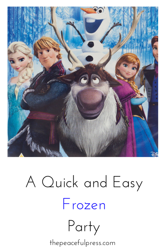 A Quick and Easy FROZEN PARTY for Winter Fun