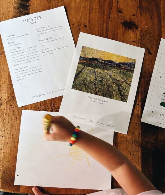 Simple Summer Rhythms for Preschoolers: Gentle Ideas for a Nature-Based Homeschool Summer
