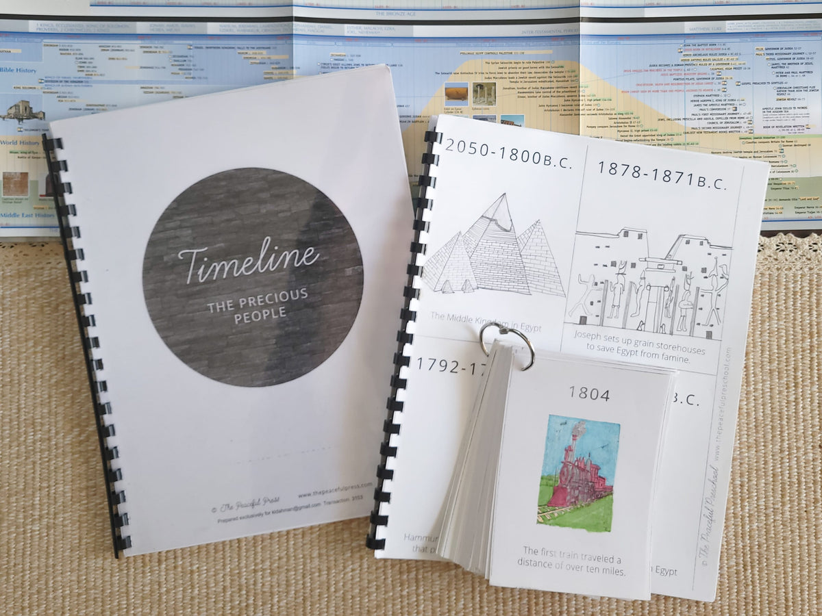 The Precious People World Geography & World History: Timeline Cards