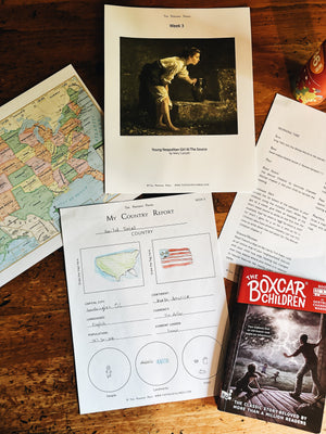 Precious People North America Geography Curriculum sample pages