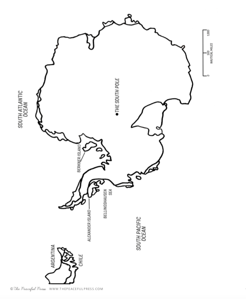 A Sample of a Geography worksheet from The Kind Kingdom Homeschool Curriculum