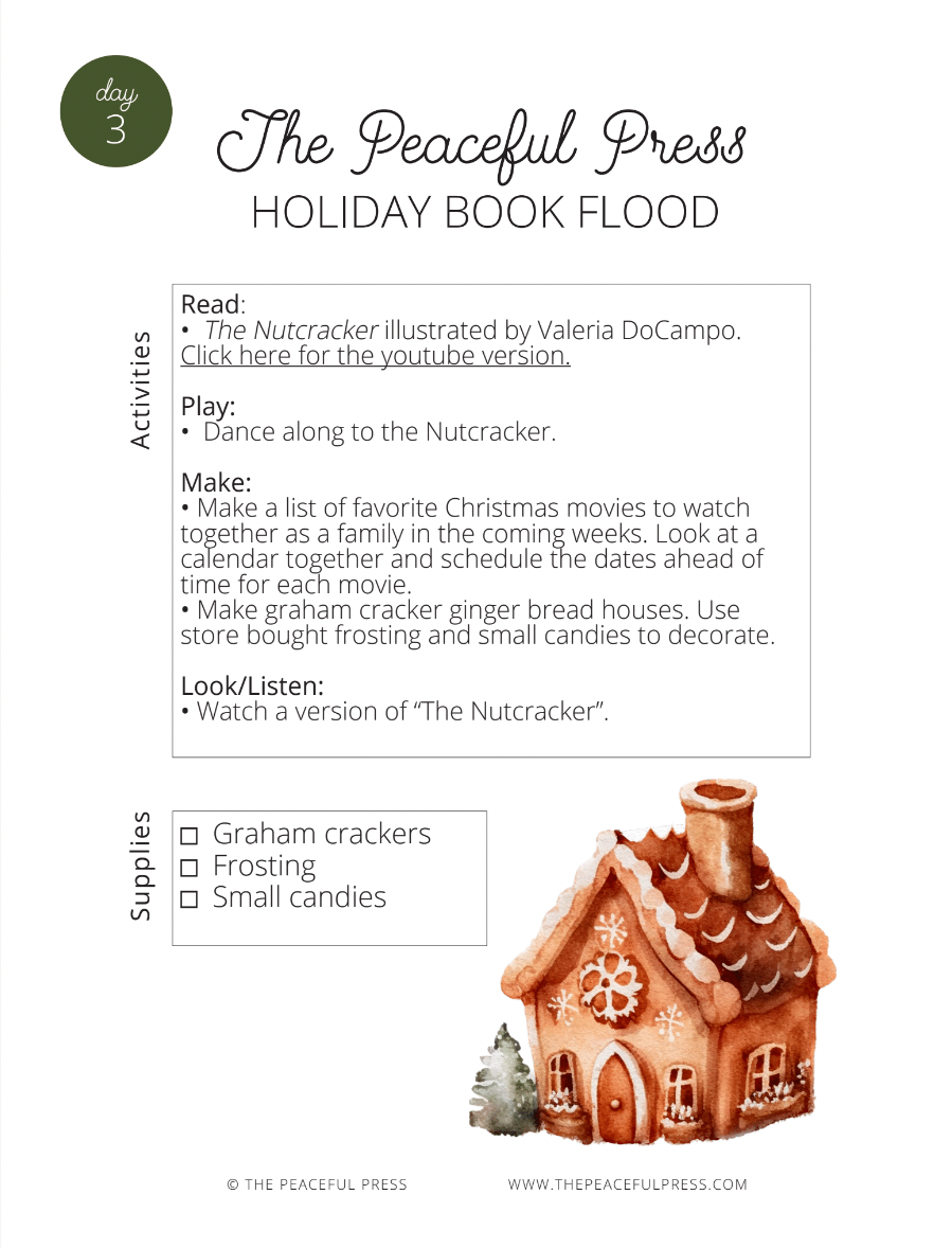 Peaceful Press Holiday Book Flood: A 25 Day Picture Book Advent