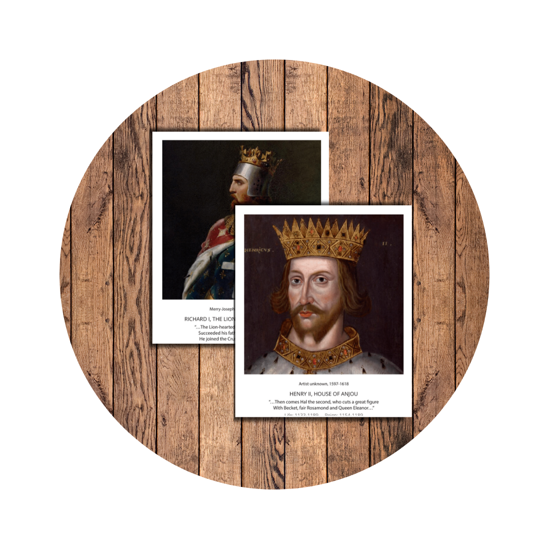 The Peaceful Press: Kings and Queens of England Art Cards