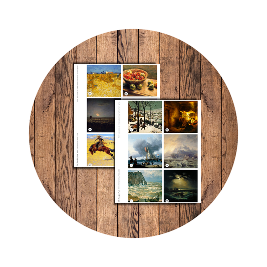 The Peaceful Press: Fine Art Memo Game