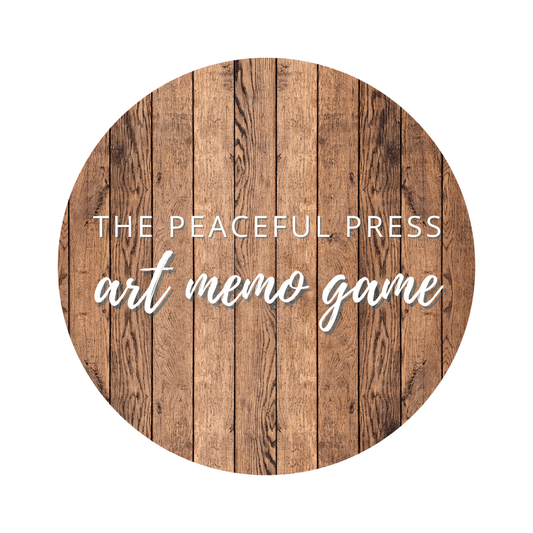 The Peaceful Press: Fine Art Memo Game