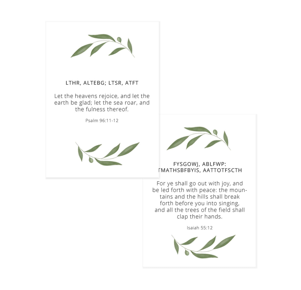 Nourishing Nature Bible Verse Cards for Homeschool Families
