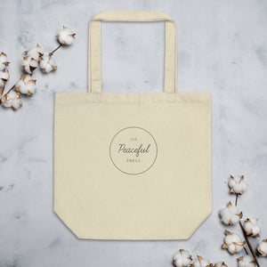 eco tote bag oyster front 6172d9803feea 397393eb de74 4413 a2ff 154718cc703b | The Peaceful Press